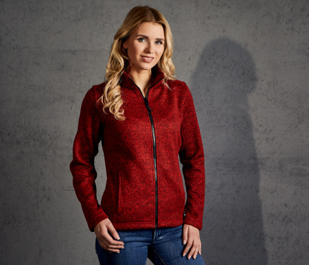 WOMEN'S KNIT FLEECE JACKET C+